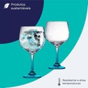 Ver imagem 3 de Taça Gin 705 Ml Haste Azul Lv C/02 Pç