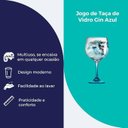 Ver imagem 4 de Taça Gin 705 Ml Haste Azul Lv C/02 Pç