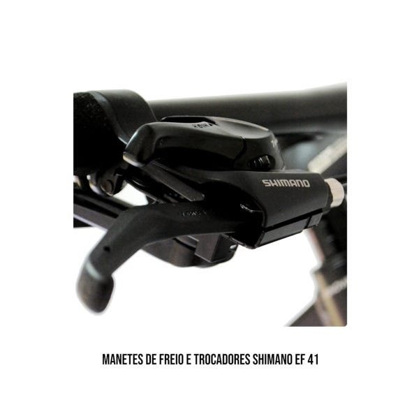 BICICLETA DYNAMIX DX+ MTB - Preto Fosco/Amarelo - 15" - 3