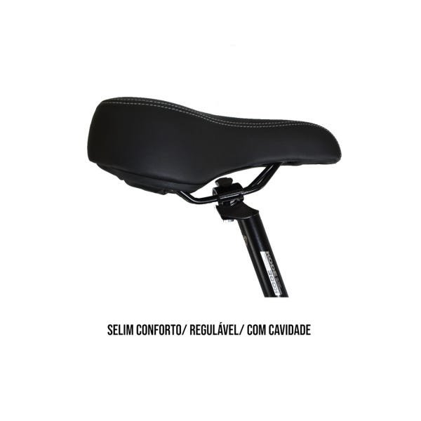 BICICLETA DYNAMIX LADY MTB - Preto Fosco/Rosa - 15" - 4