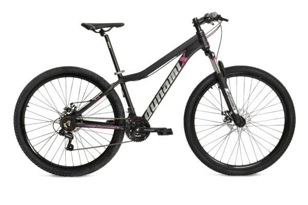 BICICLETA DYNAMIX LADY MTB - Preto Fosco/Rosa - 15" - 1