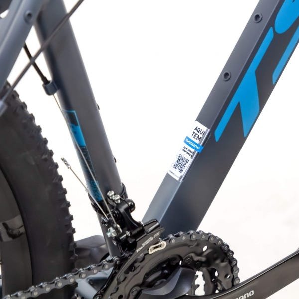 BICICLETA TSW RIDE 21V 2021/2022 NAC. - Cinza/Azul - 19" - 11