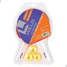 Kit Tênis De Mesa Ping Pong Com 2 Raquetes E 3 Bolas Vollo VT710 - 2