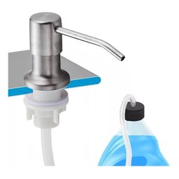 Dispenser Dosador Mangueira Embutido Cuba Suporte Pia Galao Flexivel Cozinha Banheiro Tanque - 5