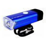 Farol Bike 180 Lumens Sinalizador Lanterna Recarregável Usb - AZUL - 1