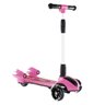 Patinete Infantil 3 Rodas Em Gel Musical Com Led Rosa - 1