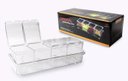 Ver imagem 3 de Porta Condimentos E Temperos Acrílico Lindo Crystal 4 Potes