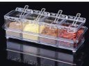 Ver imagem 4 de Porta Condimentos E Temperos Acrílico Lindo Crystal 4 Potes