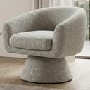 Ver imagem 2 de Poltrona Decorativa Cave Base Giratoria Boucle Tce 1010 Moll