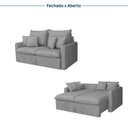 Ver imagem 4 de Sofá Cama Retrátil e Reclinável 180cm Colibri CabeCasa MadeiraOriginals