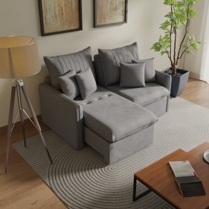 Sofá Cama Retrátil e Reclinável 180cm Colibri CabeCasa MadeiraOriginals