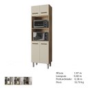 Ver mais imagens de Armário Paneleiro Mara para Cozinha 4 Portas 2 Espaços Moblis: Savana Off White