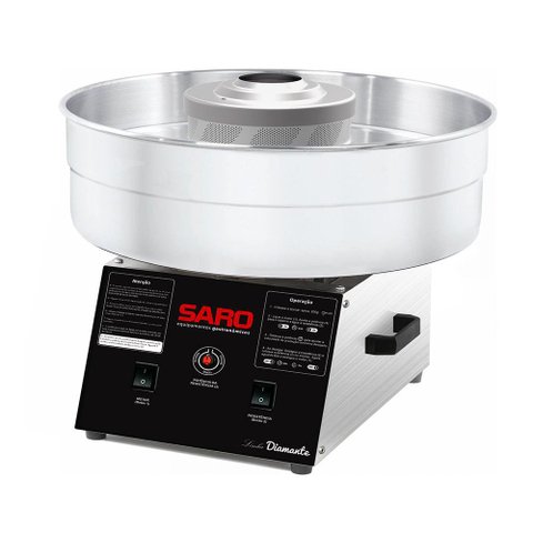 Máquina de Algodão Doce Bivolt Saro Profissional AD