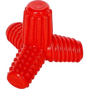 Mordedor nylon 4 pontas 4Dogs Pet Games para cães - Vermelho - PP