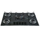 Ver imagem 1 de Cooktop Gás 5 Bocas Chama Tripla 127/220 Preto