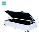 Ver imagem 1 de Cama Box Baú Solteiro Sintético Branco 38x88x188