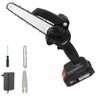 Mini Motoserra Elética Portátil Potente Bateria Recarregável Serra Poda Galho Bateria 2x48v - Bivolt - 5