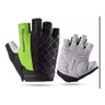 Luva Meio Dedo Aberto Spider Ciclismo Bike Proteção Rockbros - Verde/Preto - M (L) - 1