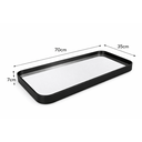 Ver imagem 3 de Bandeja Retangular 70cm em MDF com Espelho Yumi Oona Design Preto