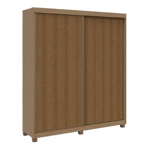 Guarda Roupa Casal 02 Portas Deslizantes Abrolhos Rimo - Carvalho/jequitibá