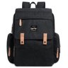 Mochila Bolsa Maternidade Multifunção Térmica Impermeável Bebê - Preto - 1