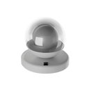 Ver imagem 5 de Abajur Luminária de Mesa Dama Interruptor e Globo e Lâmpada Branco Frio Decoração Casa Sala Quarto