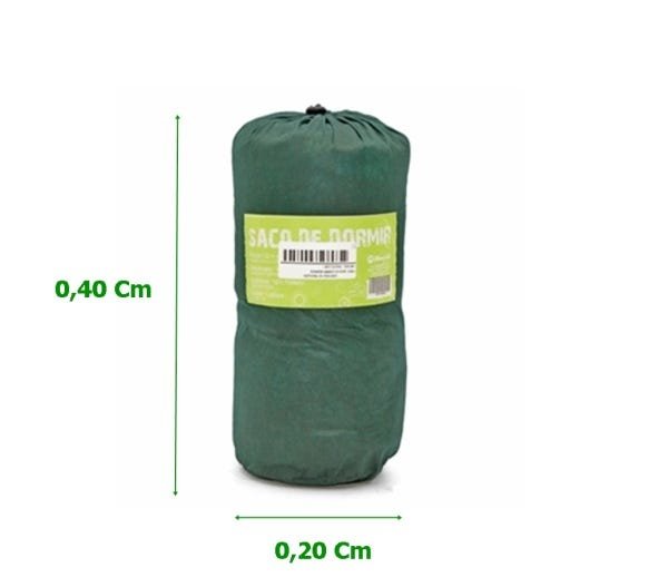 SACO DE DORMIR CAMPING / PESCARIA, SOLTEIRO F.A MARINGA VERDE - 3