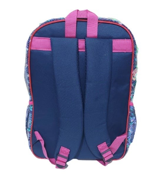 Mochila Bolsa Meninas Infantil Criança Passeio Escola Paetê - Verde - 3