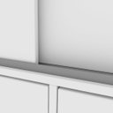 Ver imagem 5 de Guarda Roupa Chicago 3 Portas 9 Gavetas com Espelho Tcil:branco