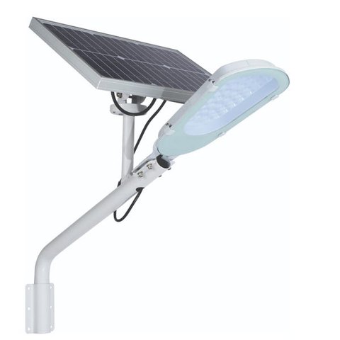 Luminária solar Poste 24w Led Automatica Suporte Rua Postes Paredes Jardim Quintal