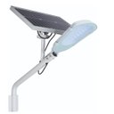 Ver imagem 1 de Luminária solar Poste 24w Led Automatica Suporte Rua Postes Paredes Jardim Quintal