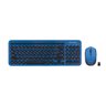 TECLADO E MOUSE SEM FIO PRETO E AZUL MULTILASER - TC233 - 1