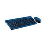 TECLADO E MOUSE SEM FIO PRETO E AZUL MULTILASER - TC233 - 2