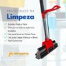 Mop Rodo Esponja Limpa Pisos E Vidros Seca Sem Torcer - 2