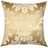Kit Manta Floral e 4 Capas de Almofadas Dourado 45x45cm - 7
