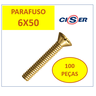 Parafuso Máquina M6x50 Cab.chata Phillips 100 Pçs - 2