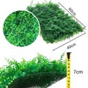 Ver imagem 3 de Kit 7 Painéis de Plantas Artificiais Folhagens Mistas Alta Qualidade para Decoração Interna Premium