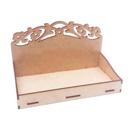 Kit 10 Bandeja provençal P mdf expositor brownie palha balas - 1