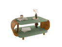 Ver imagem 1 de Mesa Centro Bechara Floripa Apoio Mesinha Decorativa Sala Porta Objetos Quadros Pistache/Naturalle