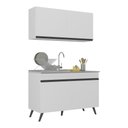 Ver imagem 3 de Armário de Compacta 2 peças Veneza Multimóveis MP2141.964 Branco/Preto