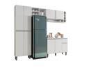 Ver imagem 2 de Cozinha Modulada Completa Vanessa com 9 Portas Branco Ajl