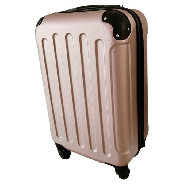 Mala de Viagem Média RedTec Colômbia ABS com Rodas 360° e Cadeado Rosa - Rosa - M - 2