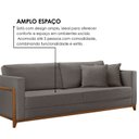 Ver imagem 7 de Sofá Living 3 Lugares Linho 234cm Paris