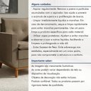 Ver mais imagens de Poltrona Decorativa com Pillow Top e Base em Madeira Zeus