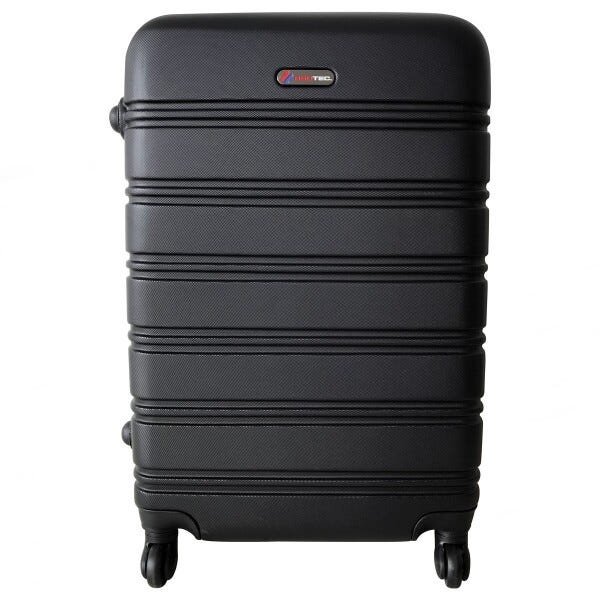 Mala de Viagem Pequena RedTec Lima ABS com Rodas 360° e Cadeado - Preto - Preto - P - 1
