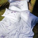 Ver imagem 1 de Jogo de Cama Casal 300 Fios Orquídea Celeste - Naturalle Fashion Estampado