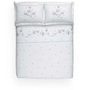 Ver imagem 3 de Jogo de Cama Casal 300 Fios Orquídea Celeste - Naturalle Fashion Estampado