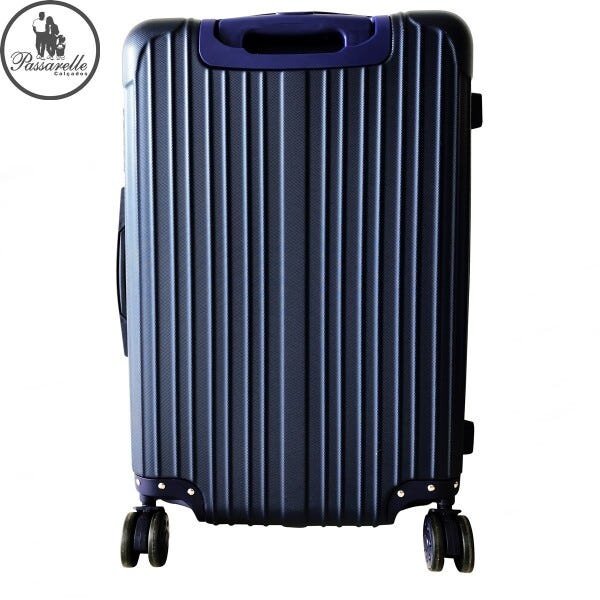 Mala de Viagem Grande RedTec Bogotá ABS com Rodas 360° e Cadeado - Azul - Azul - G - 2