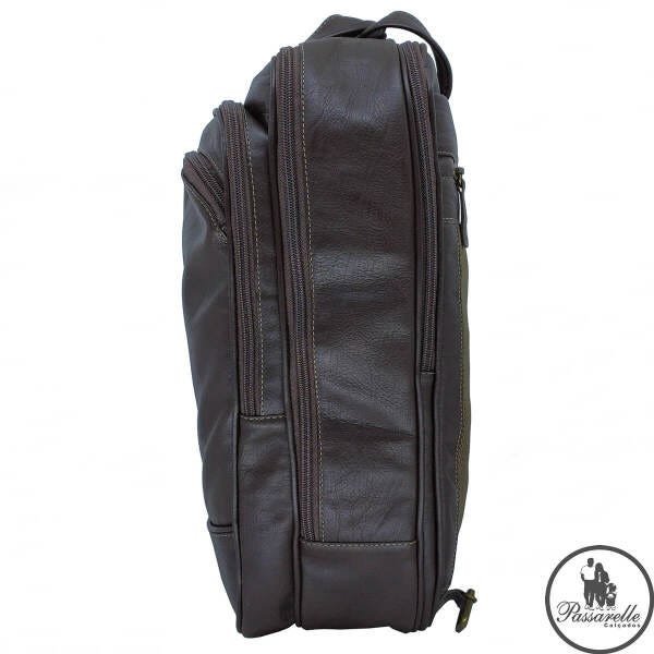 Mochila Para Trabalho Masculina FreeWay Dynamic Urbano Estilosa Resistente Com Alças Couro 2190 - Ca - 3