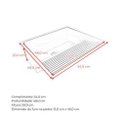 Ver mais imagens de Tanque Cuba Aço Inox Escovado Lavanderia  Com Escorredor Profissional Grande 50x45 Cozix